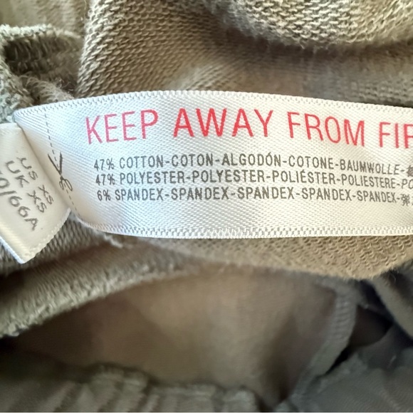 Free People Movement Sunny Skinny Sweats/Joggers Size XS in Everest Olive - Picture 6 of 6